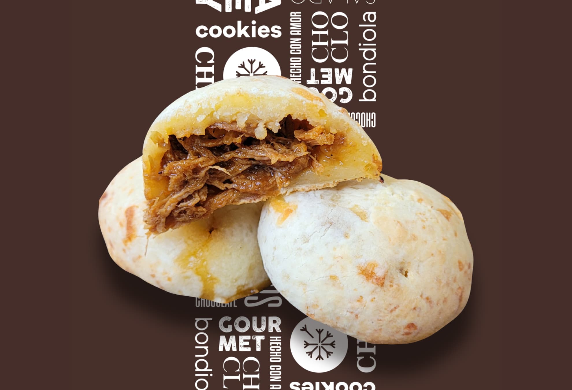 chipa relleno de bondiola